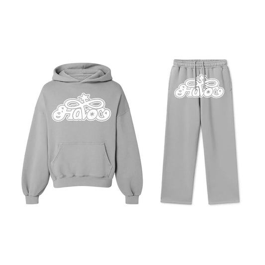 American Retro Hoodie, Sweatshirt, Trousers Suit, Personalized Trendy Men'S and Women'S Letter Printed High Street Two-Piece Set