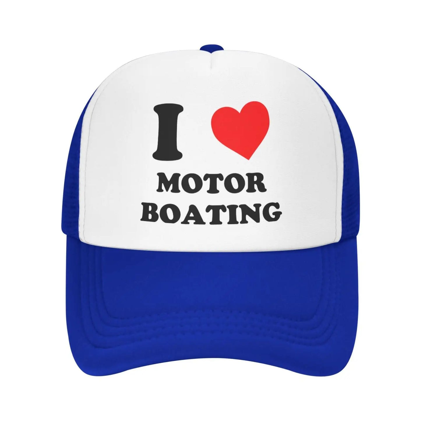 I-Heart-Love-Motor-Boating- Trucker Hat