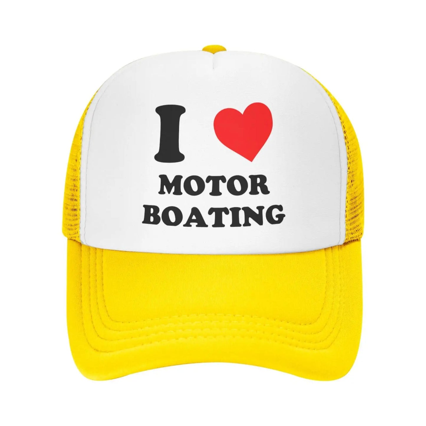 I-Heart-Love-Motor-Boating- Trucker Hat