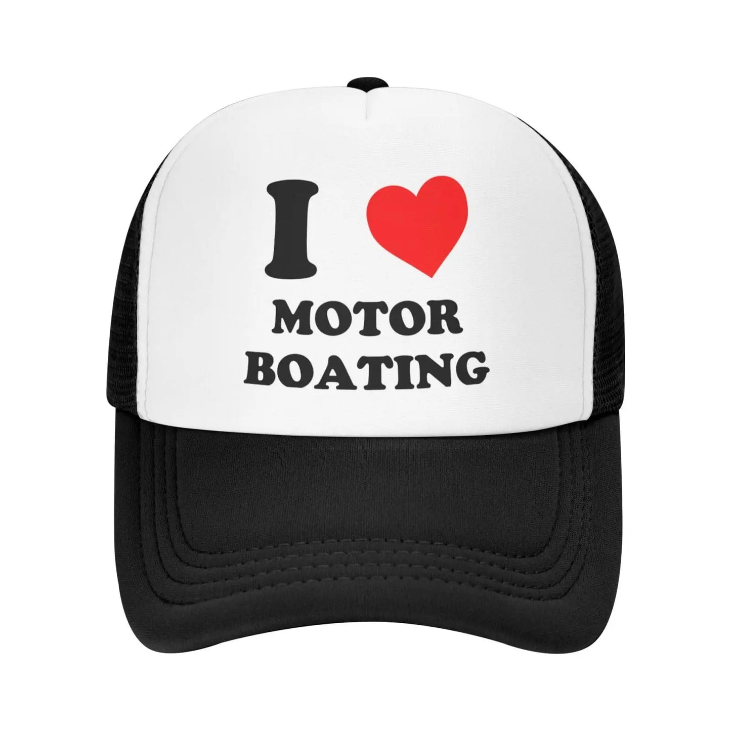 I-Heart-Love-Motor-Boating- Trucker Hat