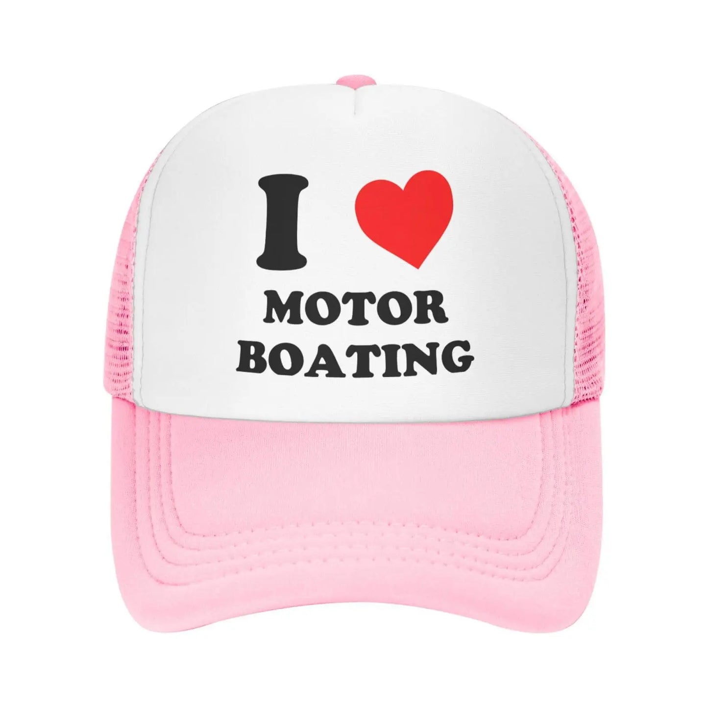 I-Heart-Love-Motor-Boating- Trucker Hat