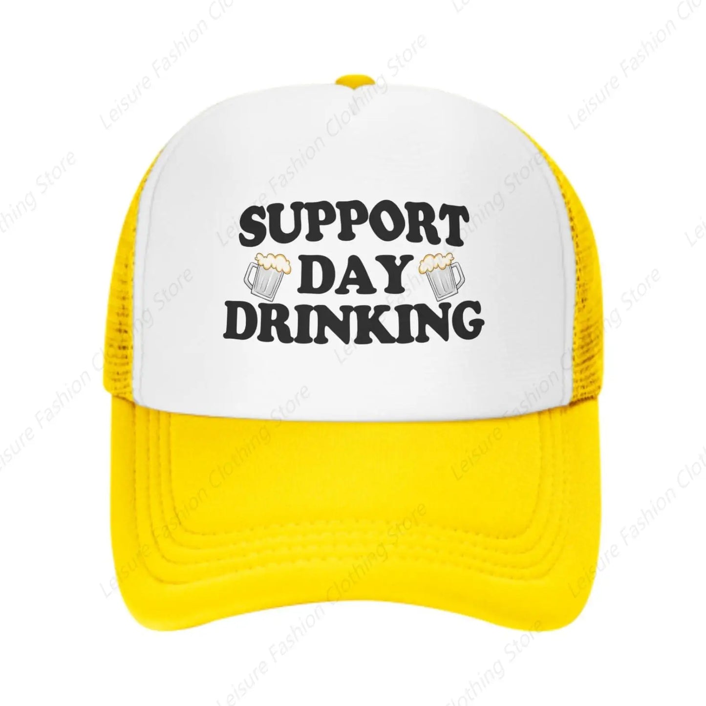 Funny Support Day Drinking Trucker Hat