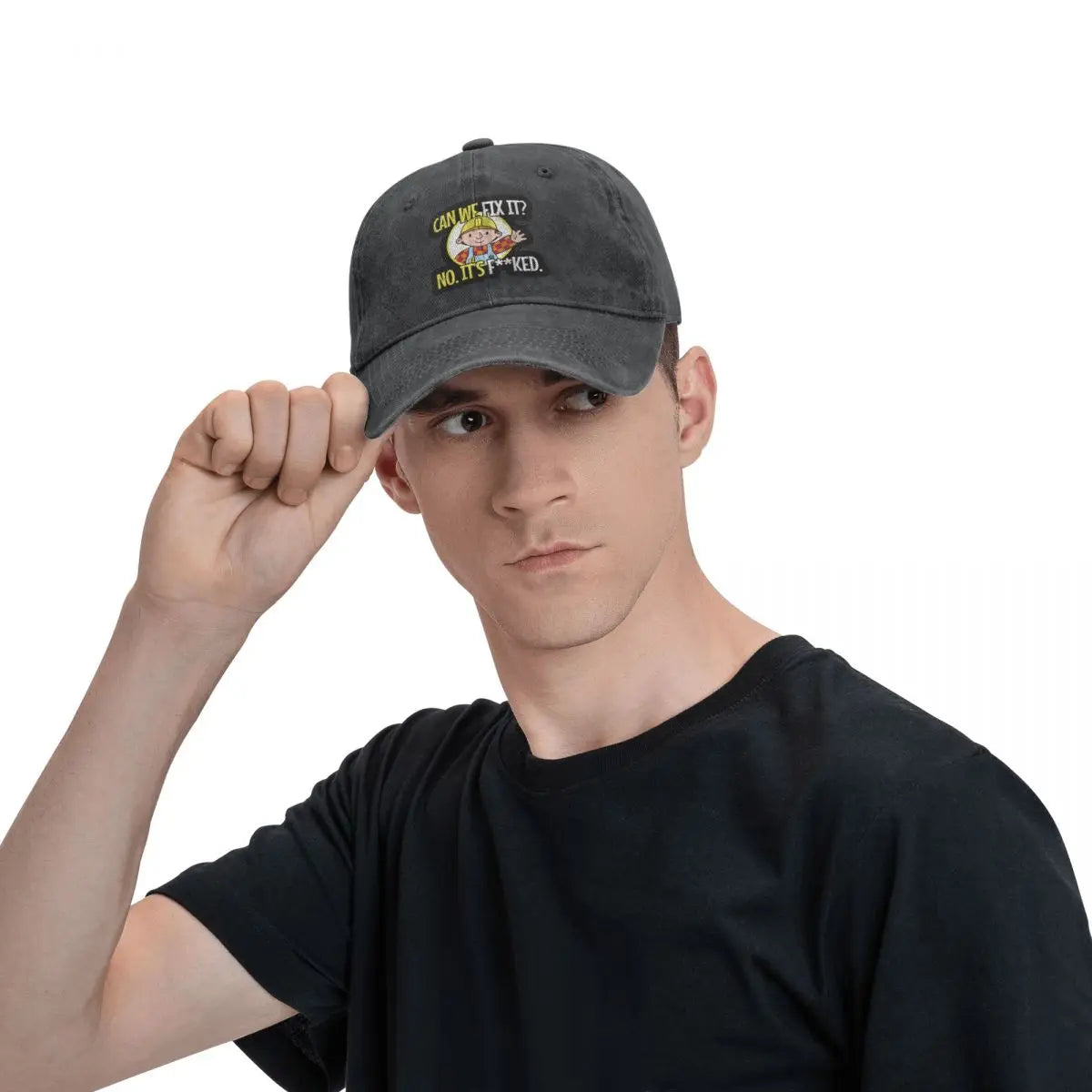 Can We Fix It Baseball Cap Funny