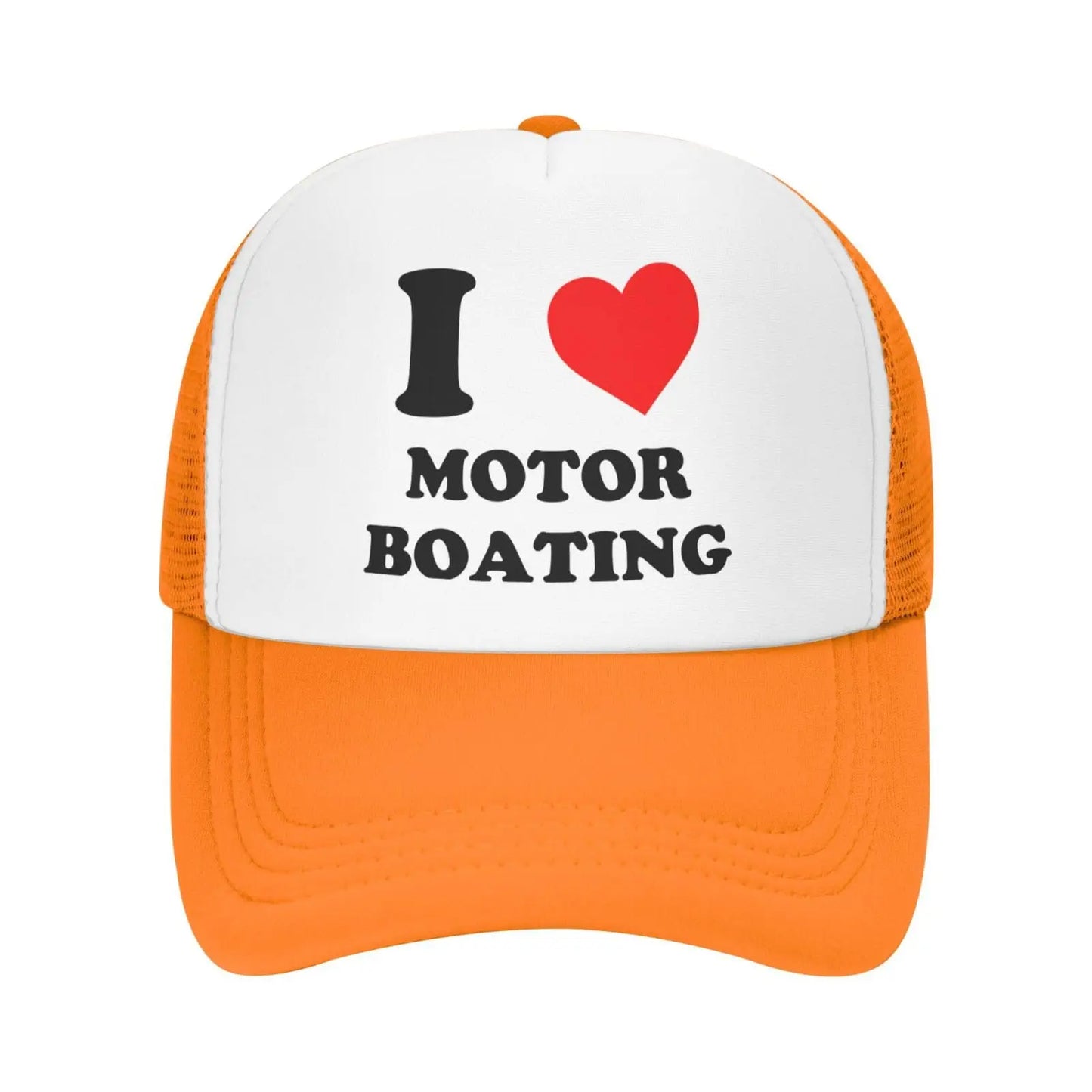 I-Heart-Love-Motor-Boating- Trucker Hat