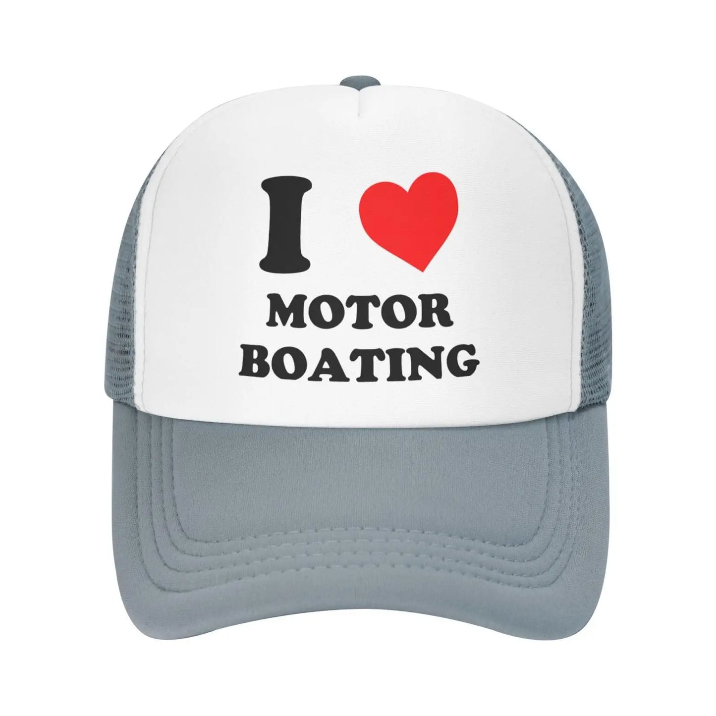 I-Heart-Love-Motor-Boating- Trucker Hat