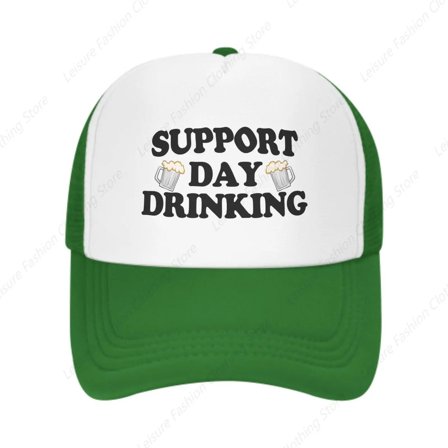 Funny Support Day Drinking Trucker Hat