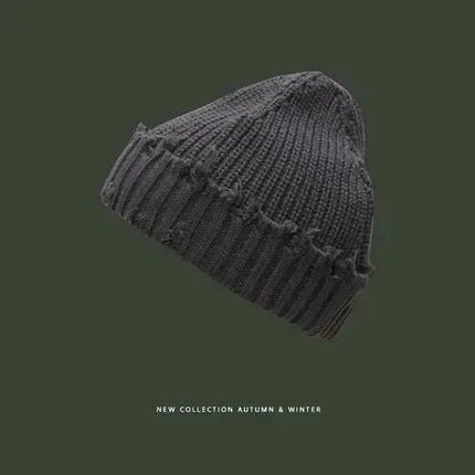 Broken Brim Knitted Hat