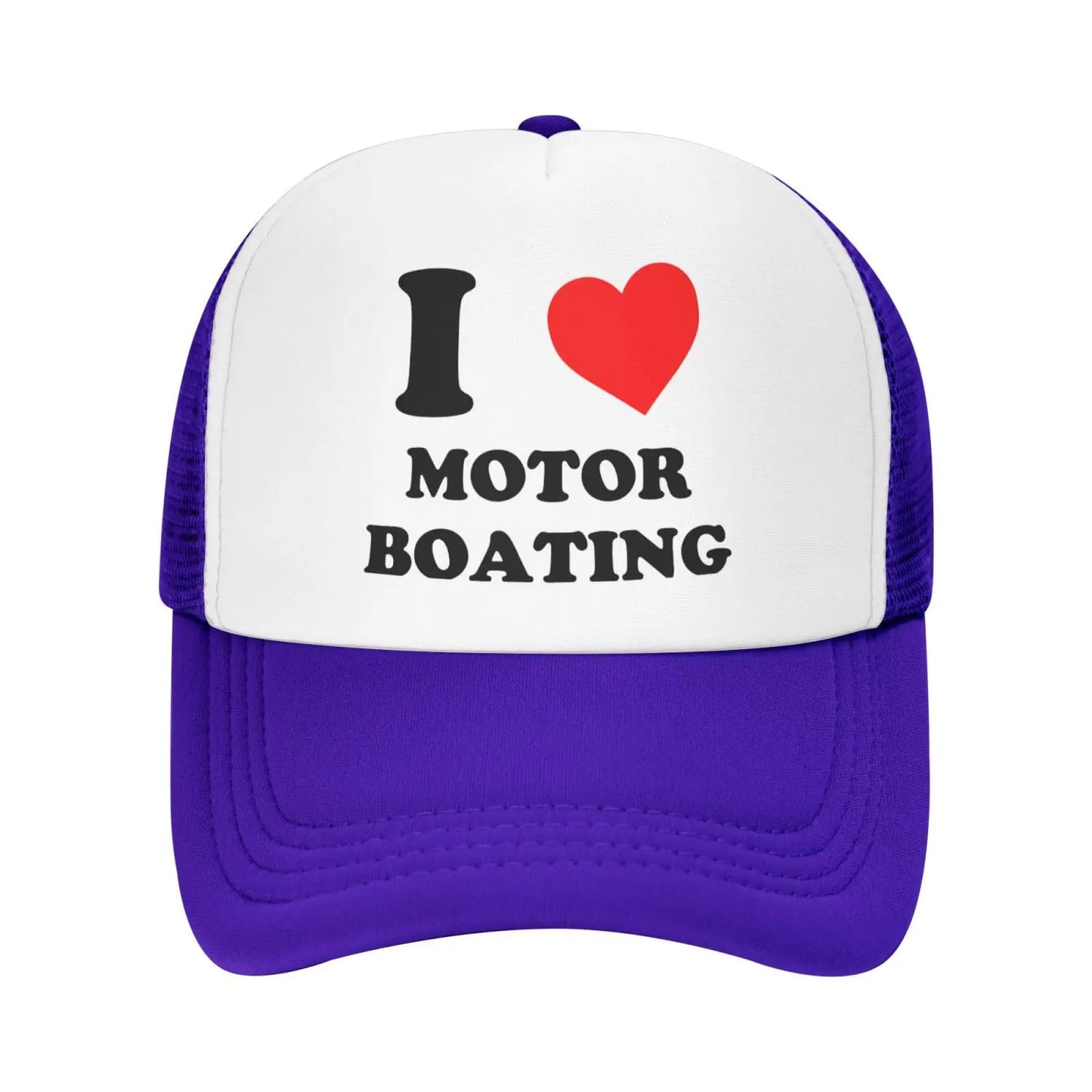 I-Heart-Love-Motor-Boating- Trucker Hat