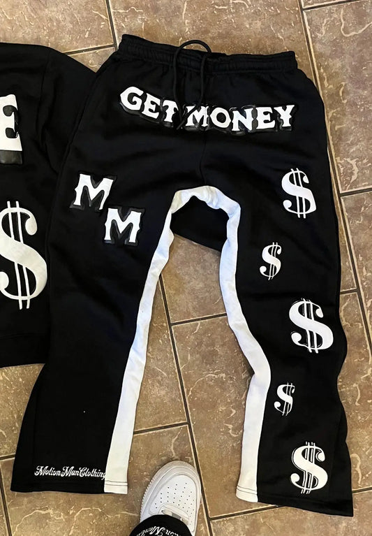 Get Money Two Piece Set Hoodie Sweatshirt Sportswear